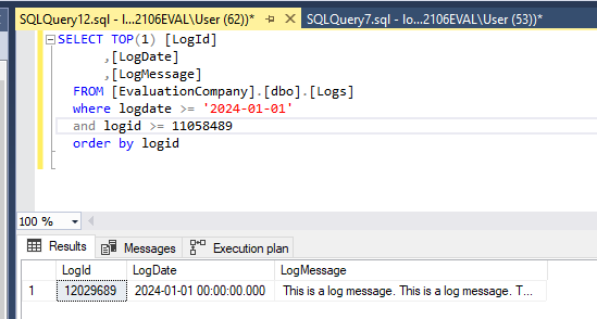 SQL Query Update to Include Both Date and Primary Key