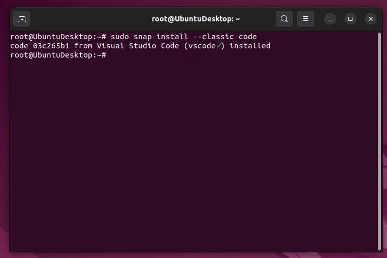 Code 03c265b1 from Visual STudio Code (vscode) installed